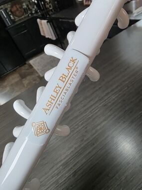 Ashley Black Fasciablaster - White with Gold Logo Like NEW!!